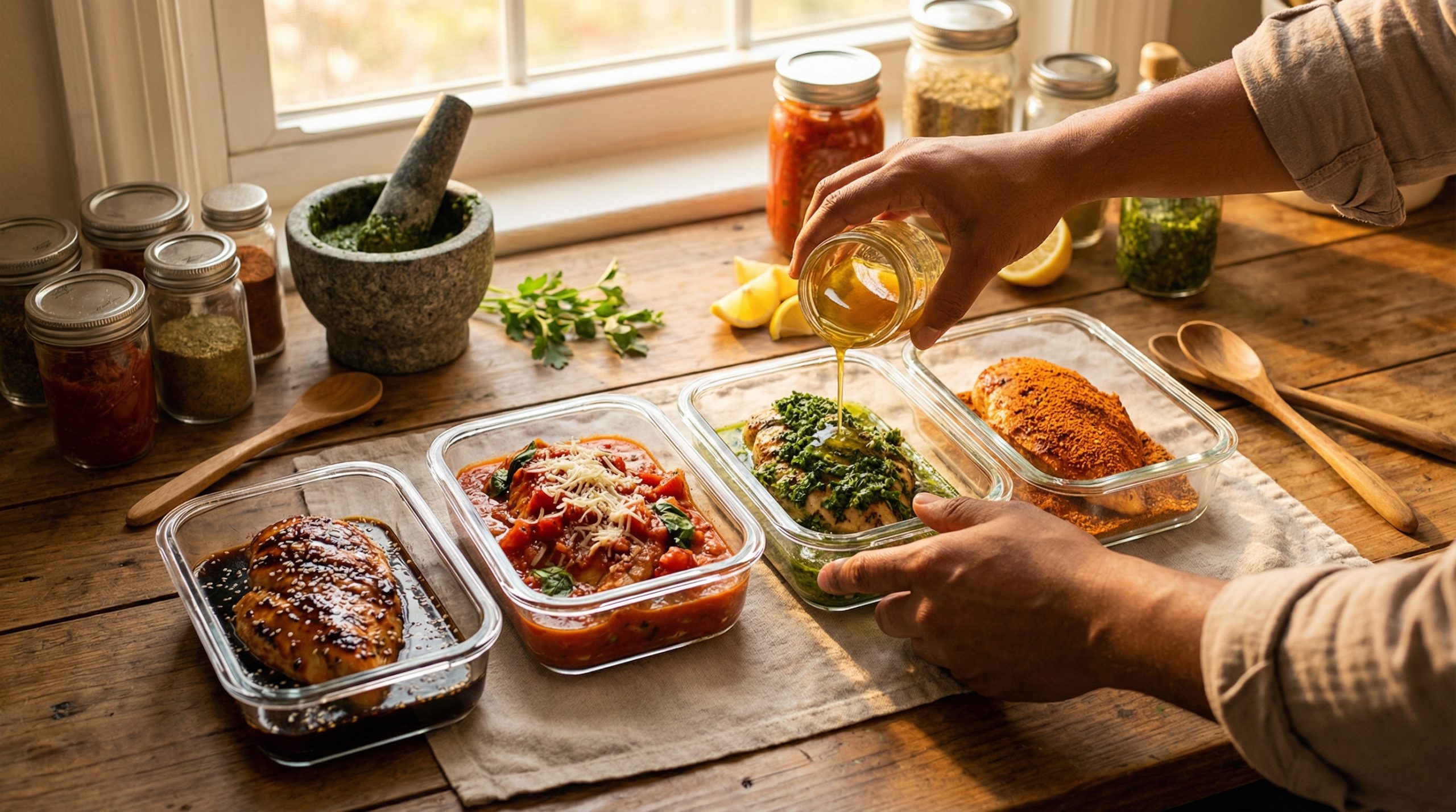Quem disse que Temperos e Molhos não bastam para variar?