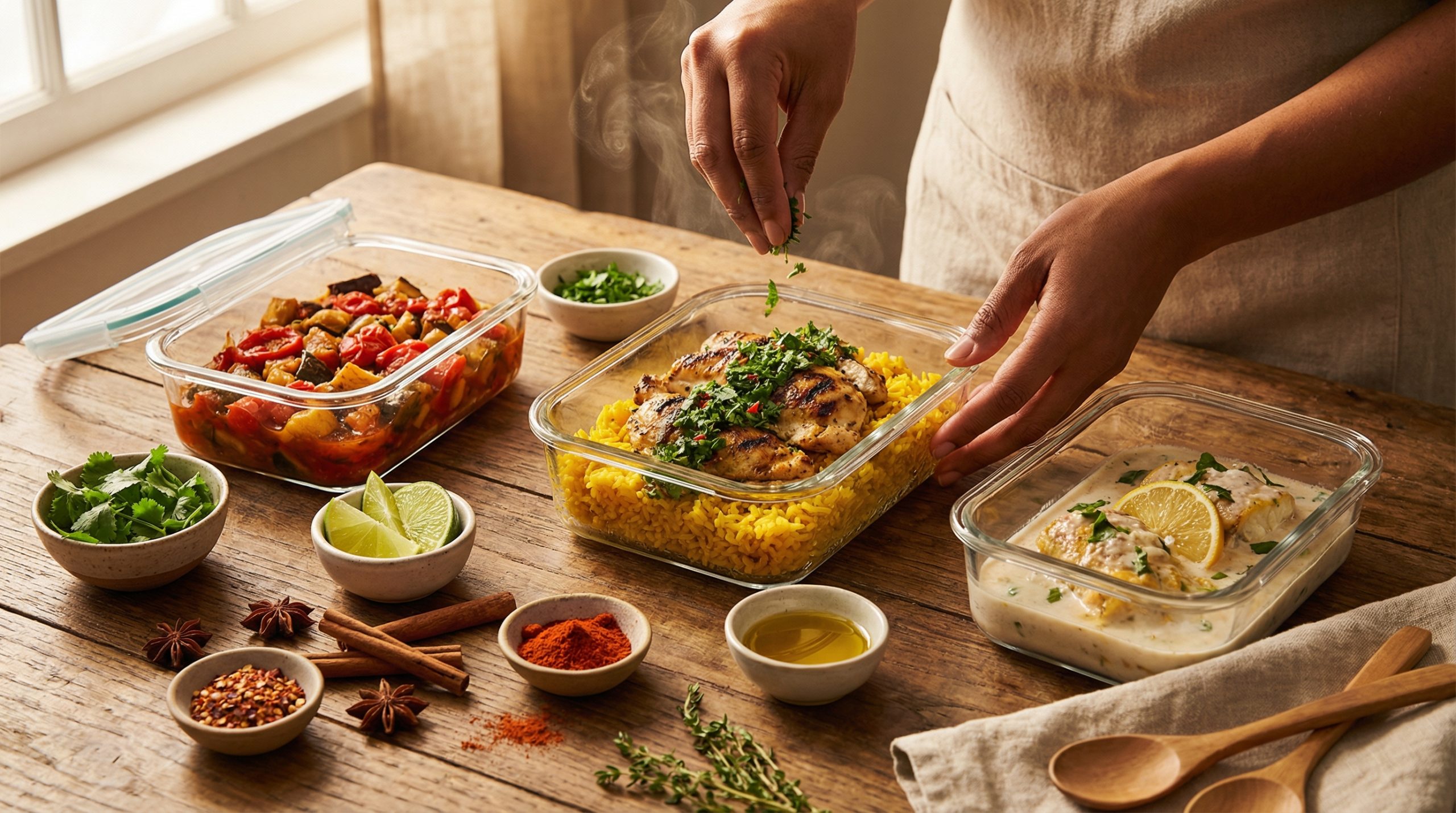 Quebre a rotina de sabores revezando Temperos e Molhos