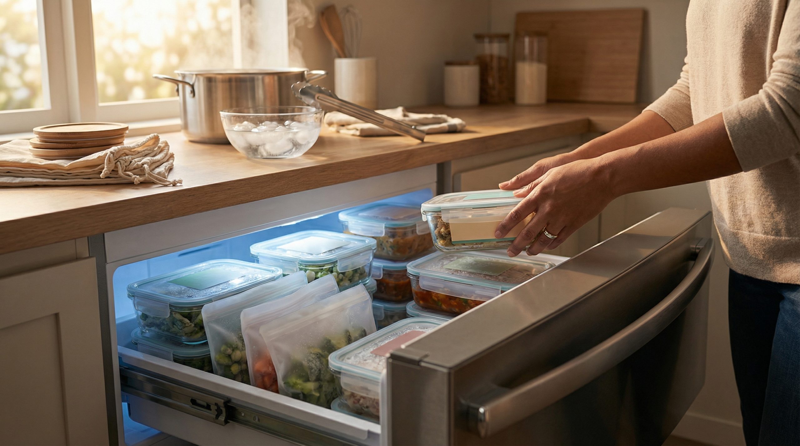 Potes certos impedem perdas na hora de Congelar e Armazenar