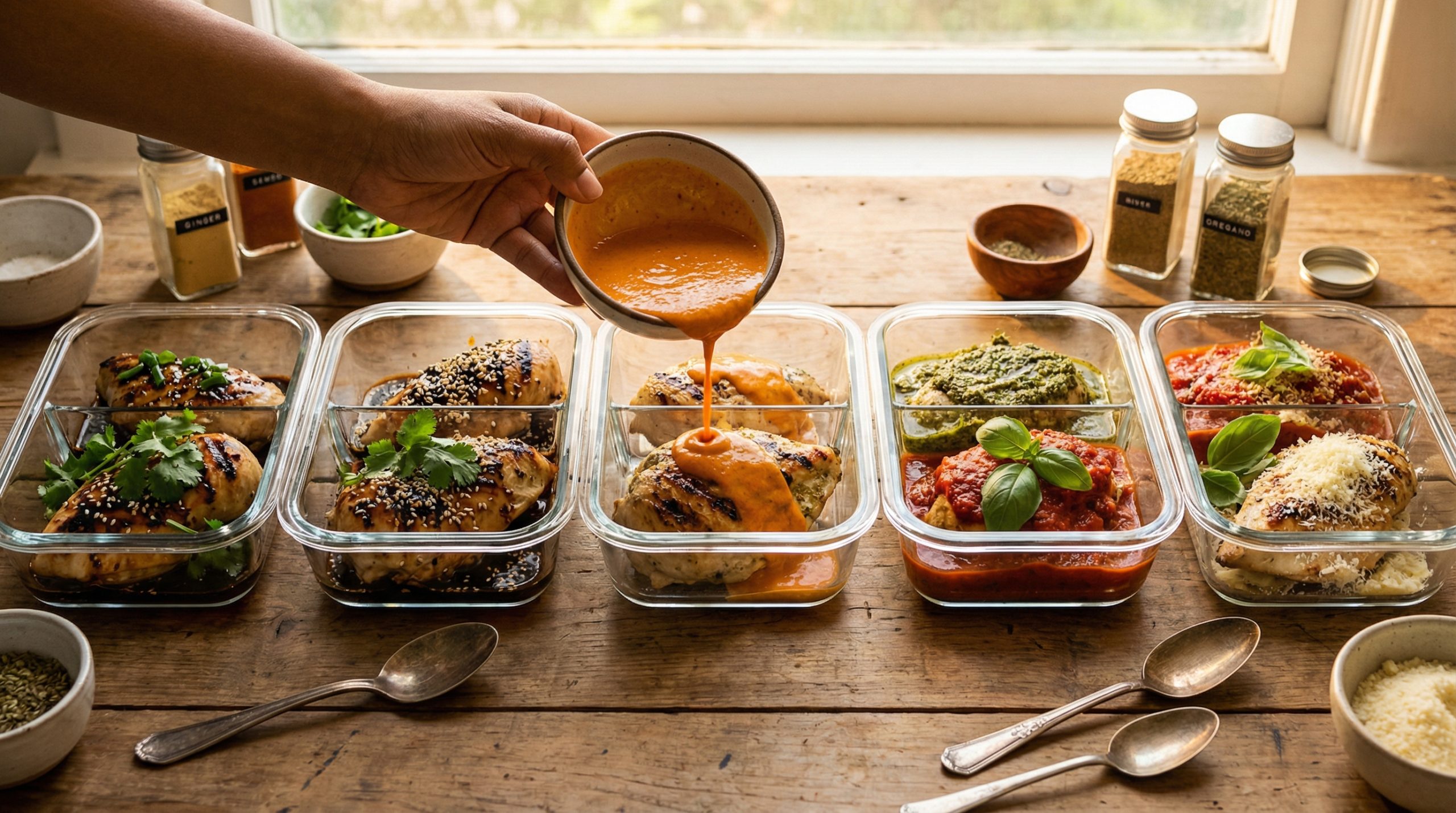 Vá do oriental ao italiano trocando Temperos e Molhos