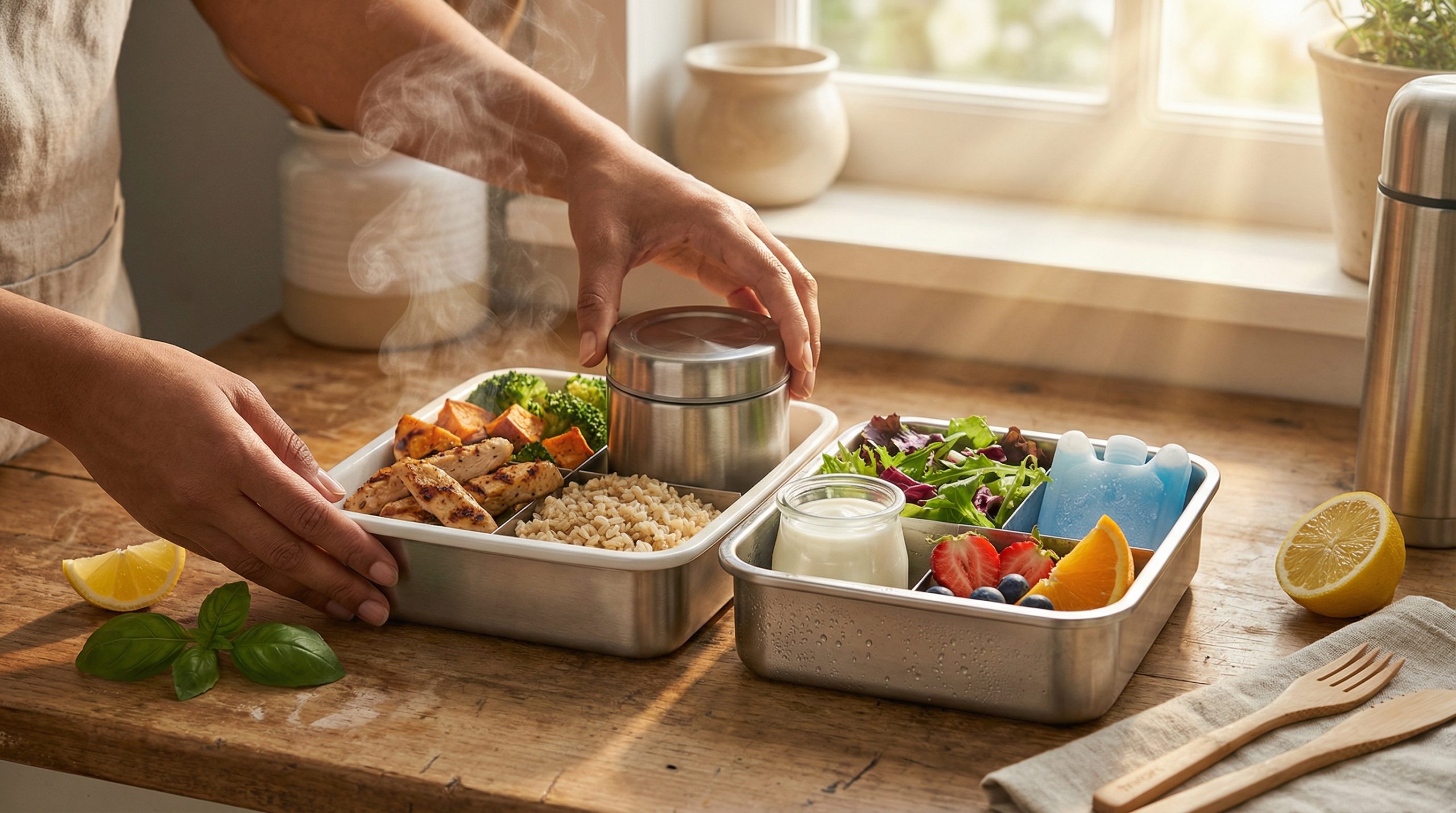 Nunca misture quente e frio nas Marmitas por Refeição