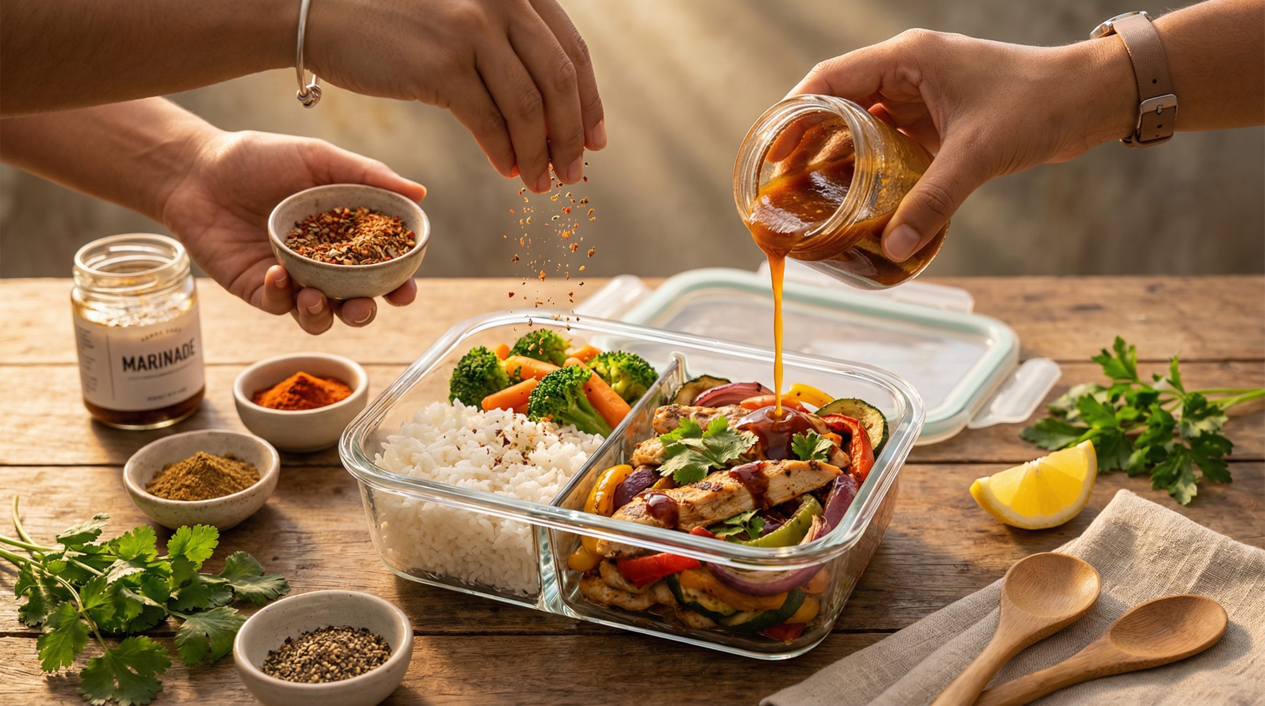 Vença a comida insossa (de vez) combinando Temperos e Molhos