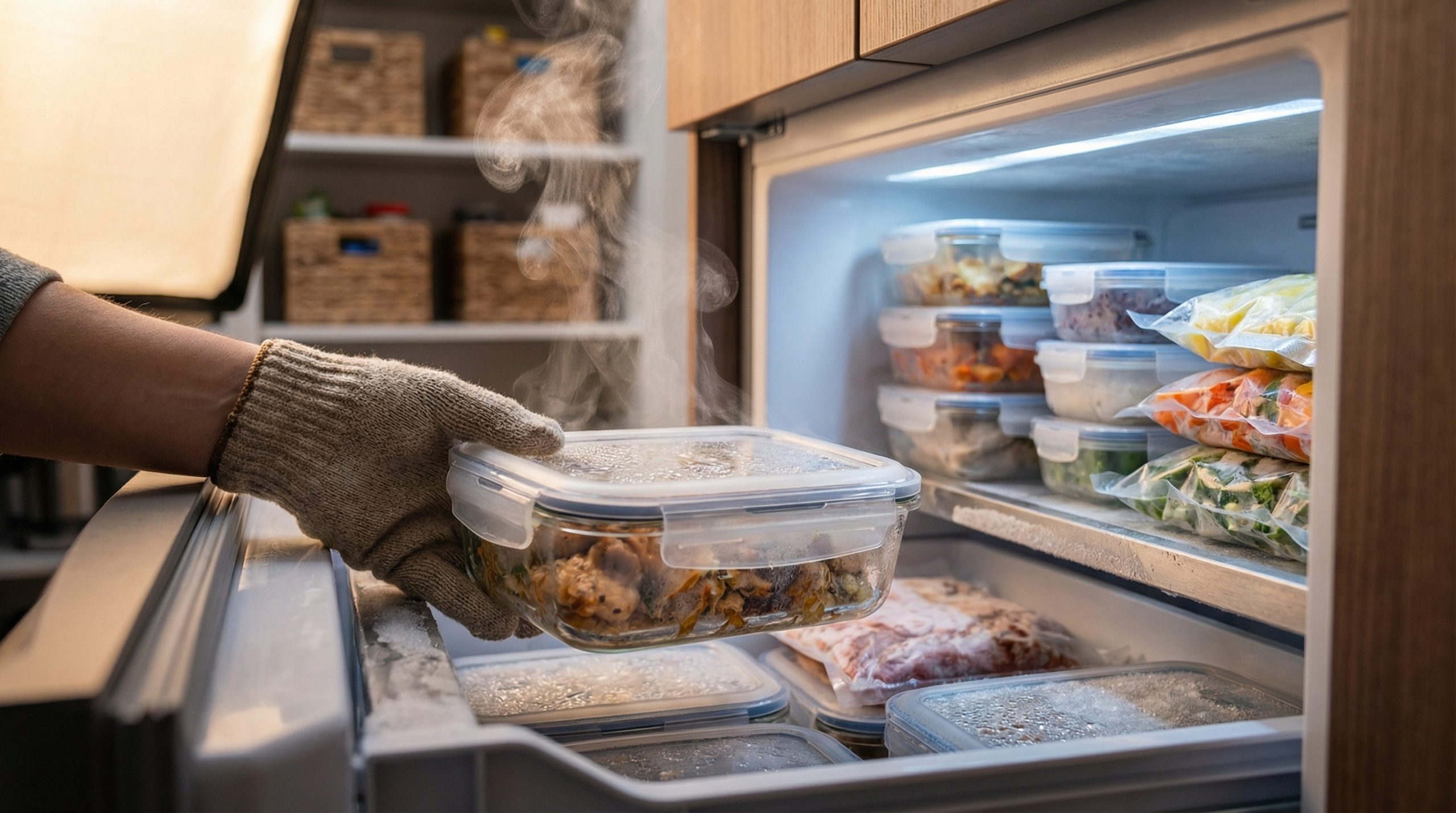 Calor residual gera cristais no Congelar e Armazenar