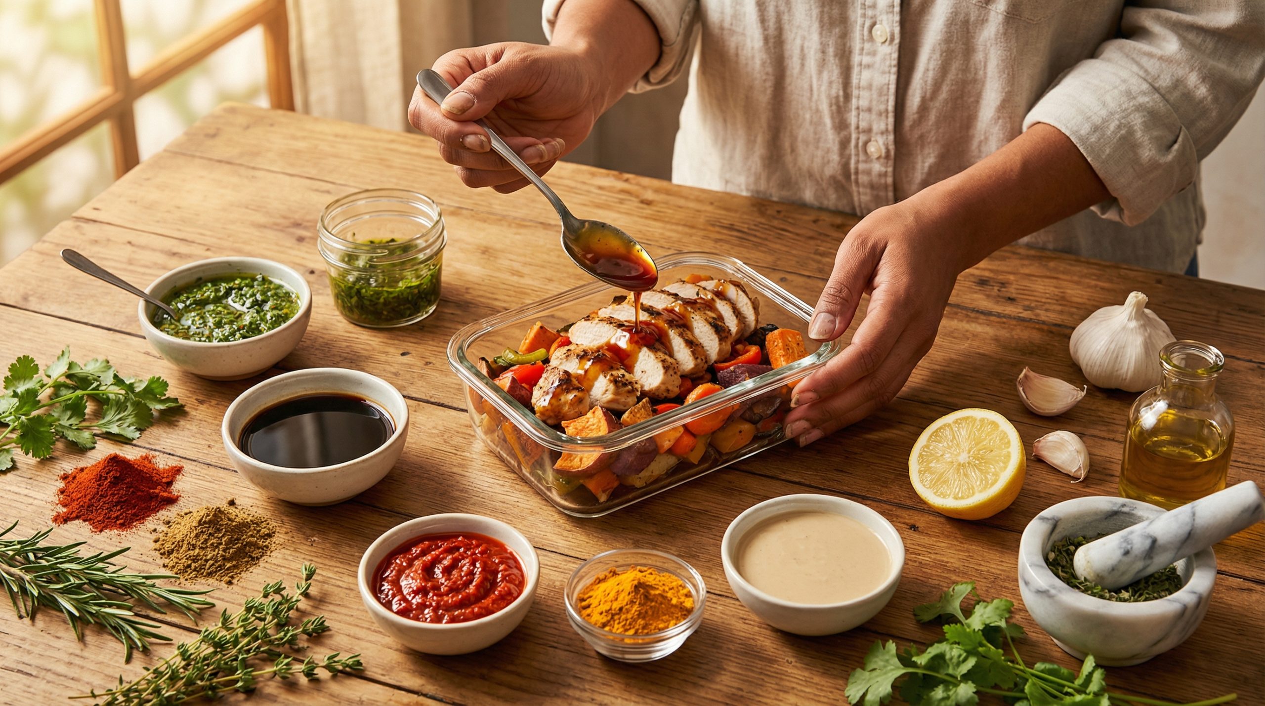 Sabor intenso (sem água) exige bons Temperos e Molhos