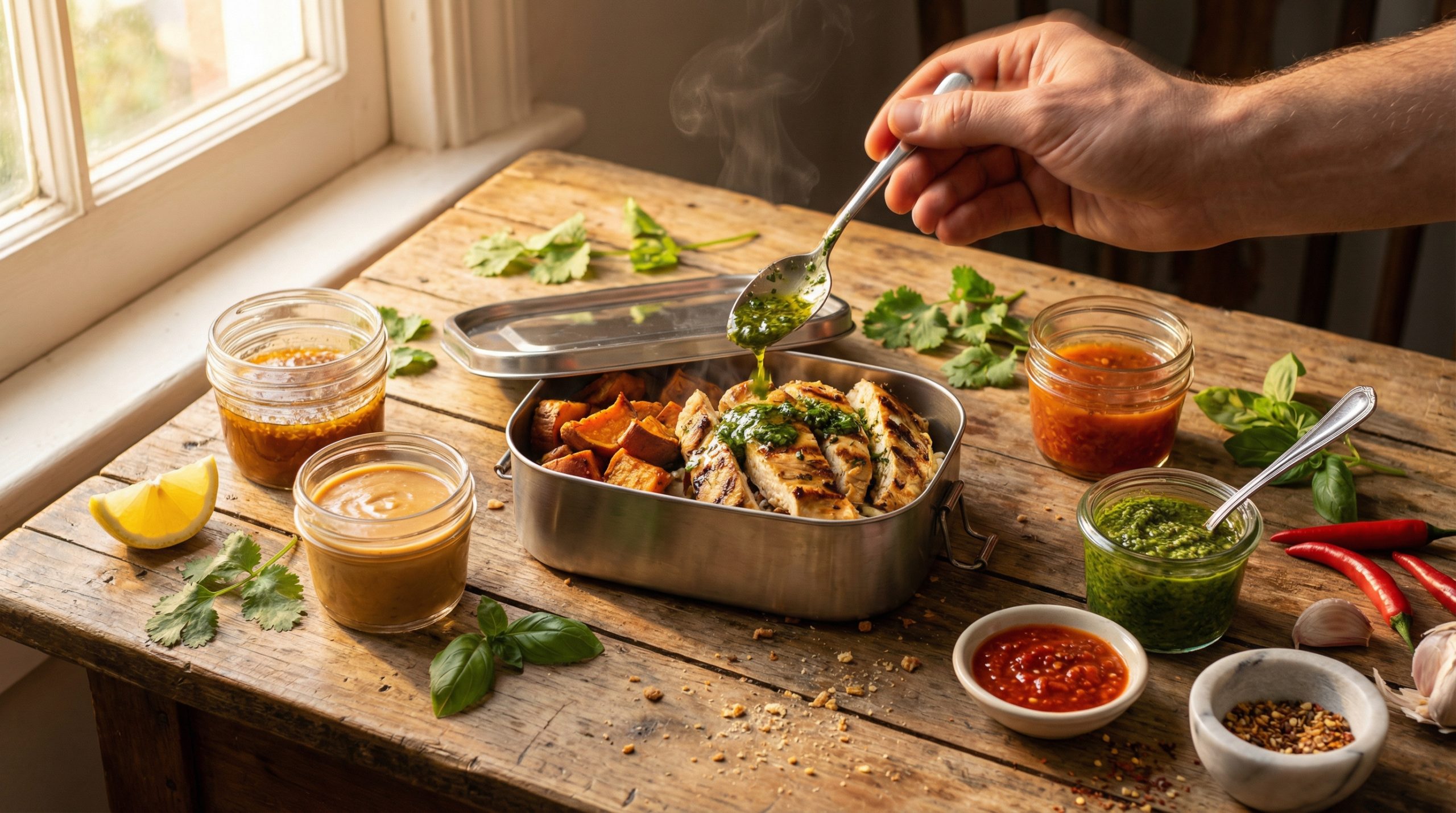 Almoço caseiro brilha usando Temperos e Molhos?