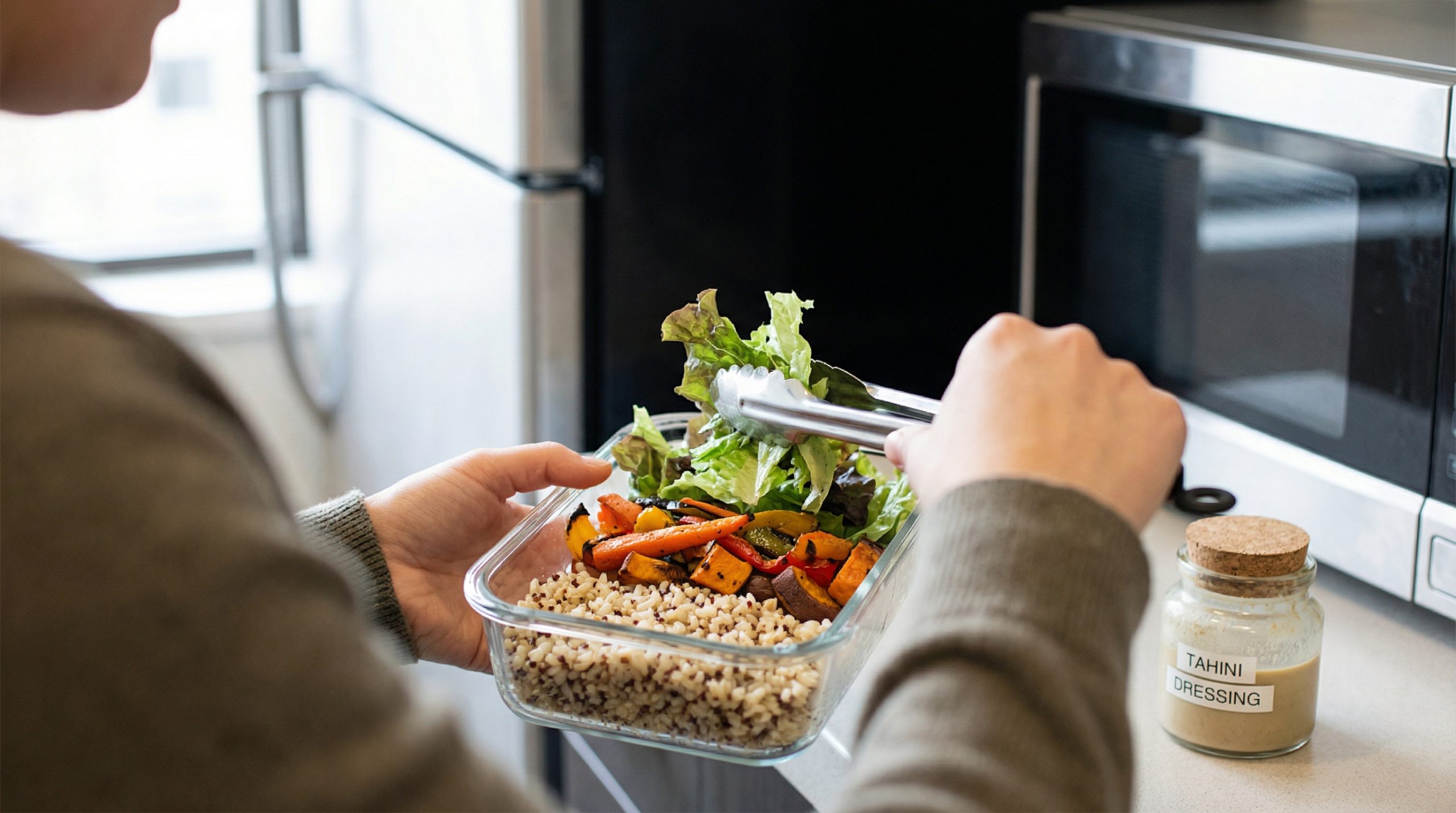 Comida murcha nas Marmitas por Refeição? Monte em camadas - 2