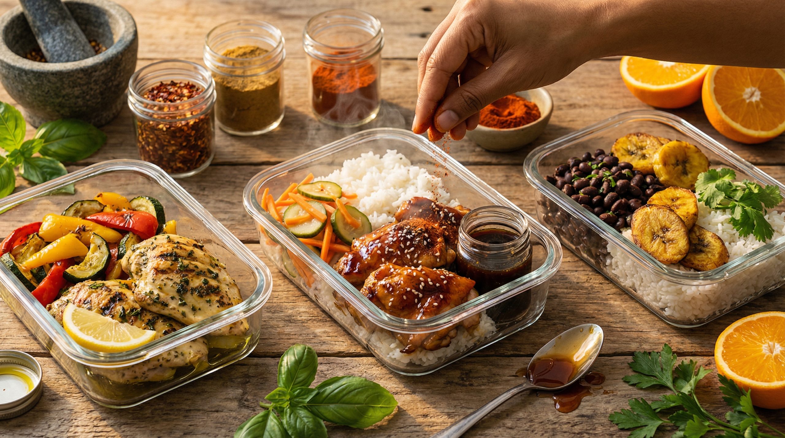 Reinvente o sabor da marmita explorando Temperos e Molhos