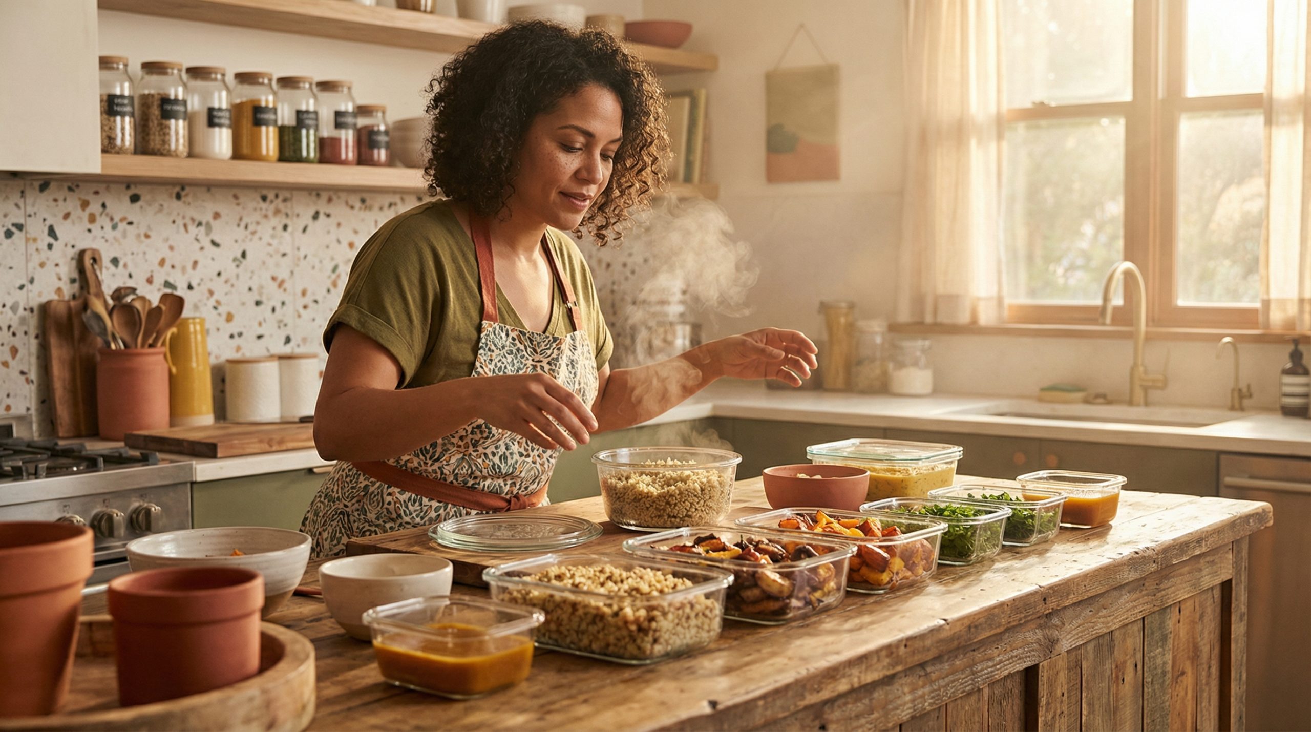 Um dia na cozinha resolve a semana com Preparo em Lote?