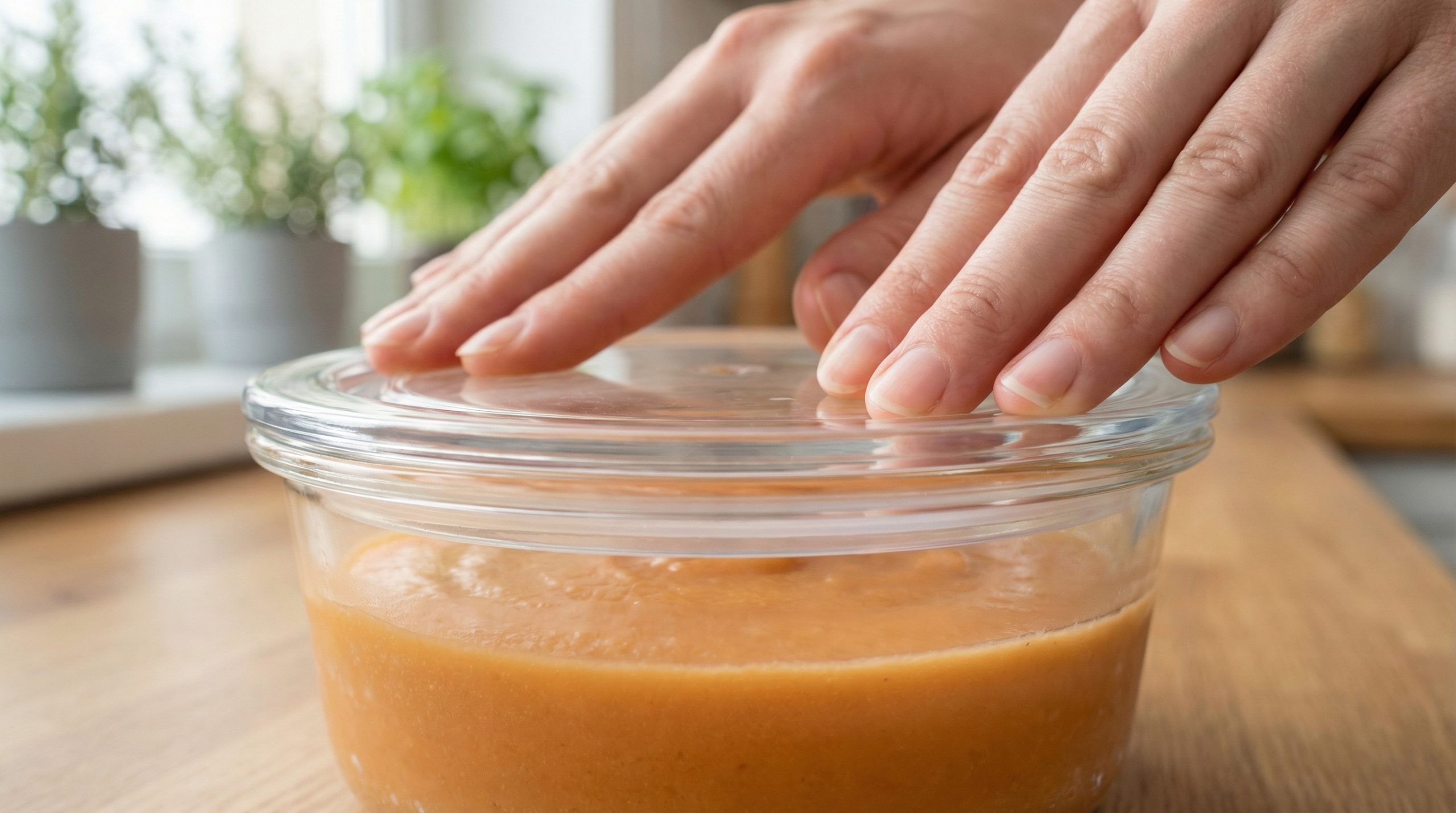 Textura perfeita (sem água) após Congelar e Armazenar - 2