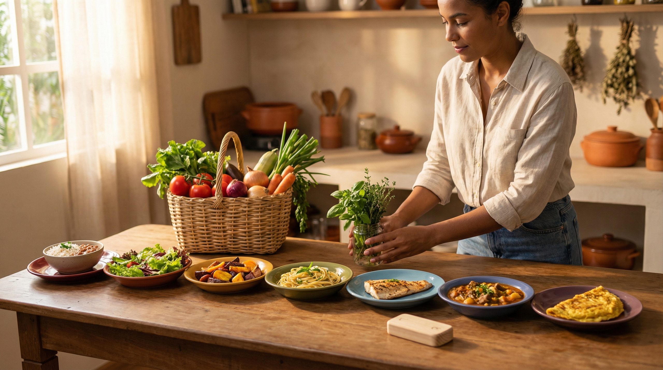 Gaste menos na feira criando um Cardápio da Semana