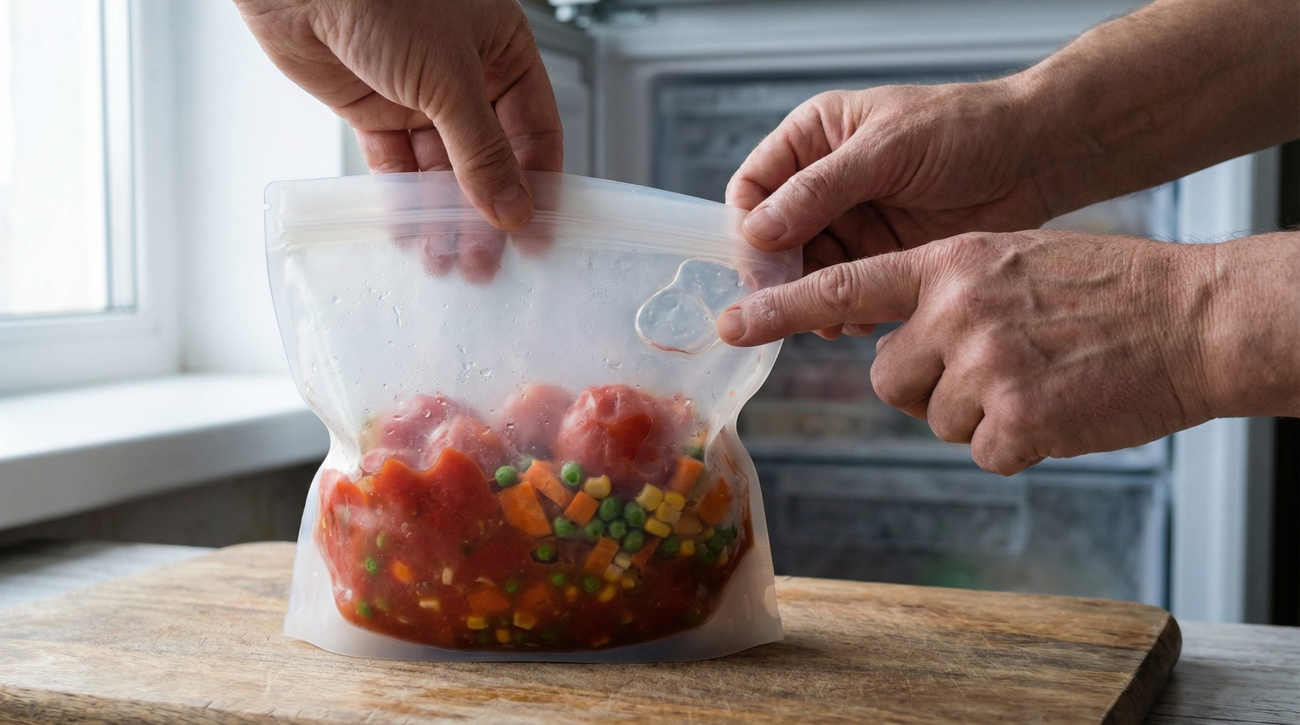 Tire o ar do pote: vital para Congelar e Armazenar - 2